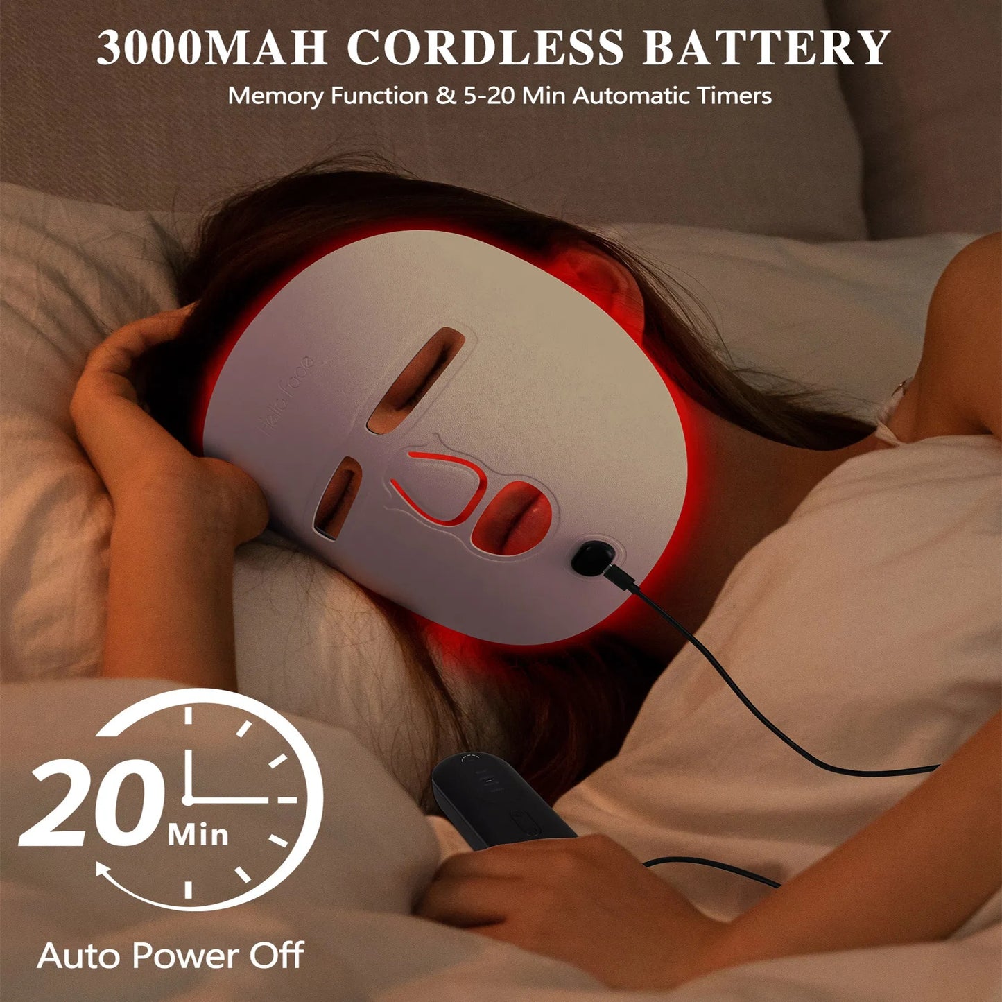 LED Face Therapy Mask Facial Care Tool